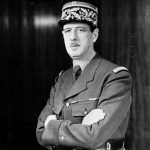 Fifth French president Charles De Gaulle